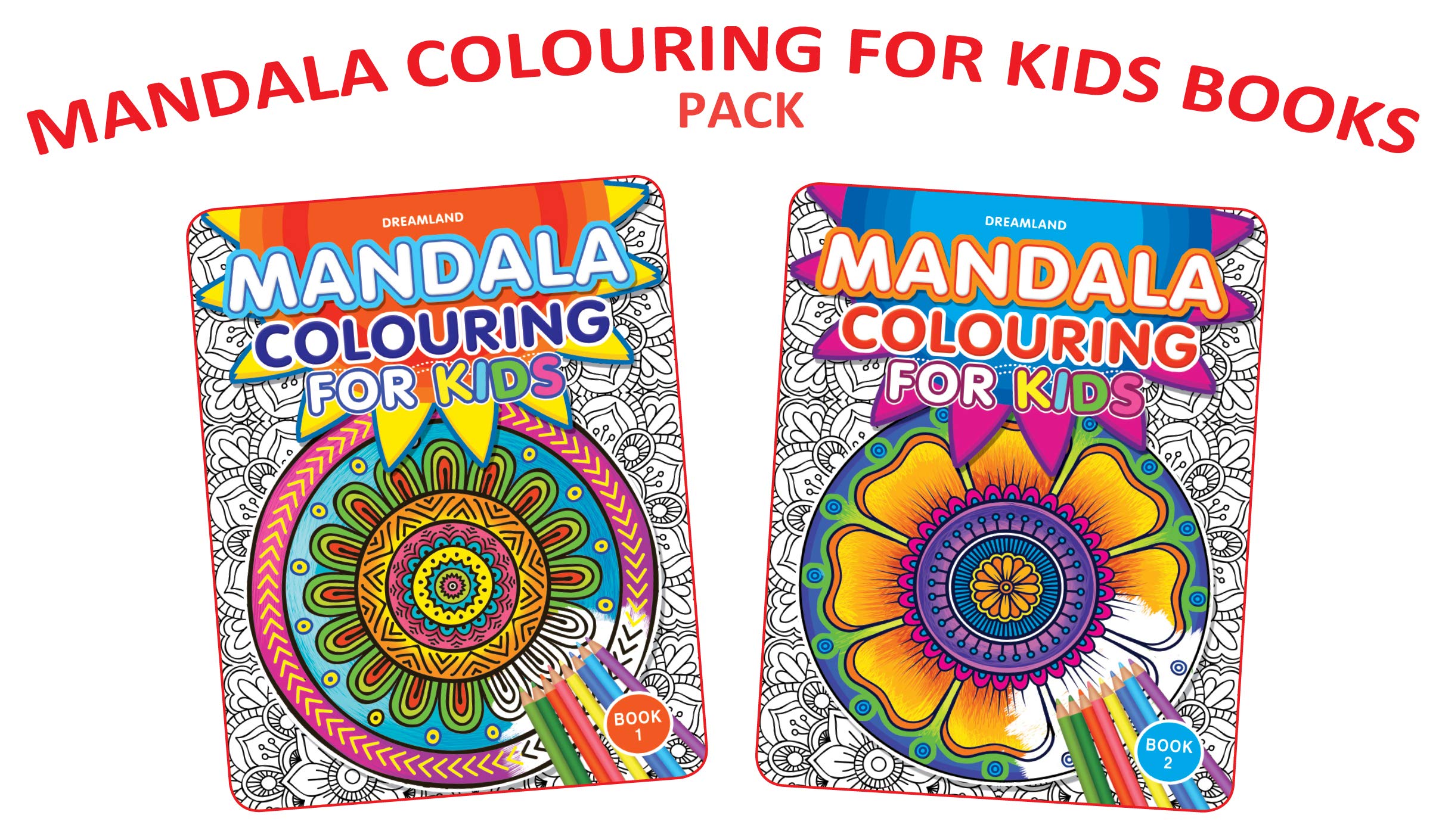 Mandala Colouring for Kids Pack - 2