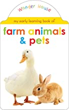 My Early Learning Book of Farm Animals and Pets: Attractive Shape Board Books For Kids
