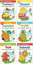 Colouring Books Super Boxset: Pack of 6 Crayon Copy Colour Books for Kids