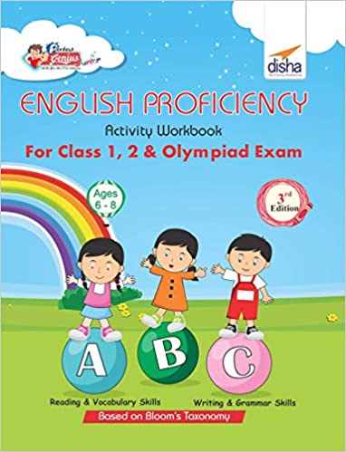 Perfect Genius English Proficiency Activity Workbook for Class 1, 2 & Olympiad Exams 3rd Edition (Ages 6 to 8)