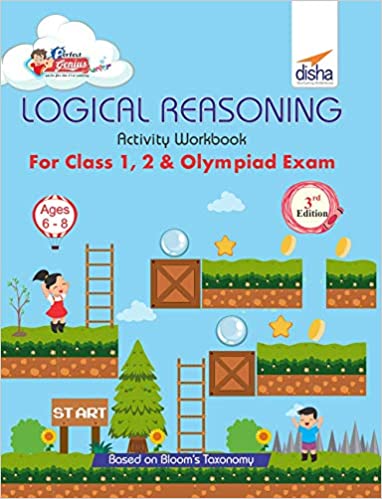 Perfect Genius Logical Reasoning Activity Workbook for Class 1, 2 & Olympiad Exams 3rd Edition (Ages 6 to 8)