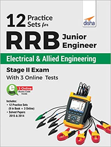 12 Practice Sets for RRB Junior Engineer Electrical & Allied Engineering Stage II Exam with 3 Online Tests