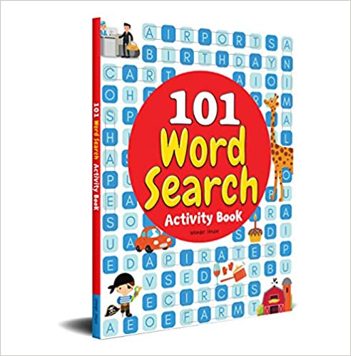101 Word Search Activity Book: Large Grid Word Search Puzzles For Kids With Attractive Illustrations