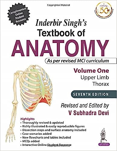 Inderbir Singh’S Textbook Of Anatomy (Volume 1: Upper Limb And Thorax)