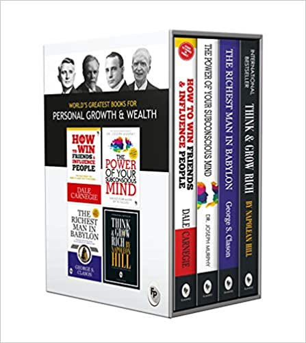 WORLDâ'S GREATEST BOOKS FOR PERSONAL GROWTH & WEALTH (SET OF 4 BOOKS): PERFECT MOTIVATIONAL GIFT SET 