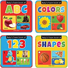 Gift Set of Foam Books: Foam Books For Babies (ABC Alphabet, 123 Numbers, Colors, Shapes)