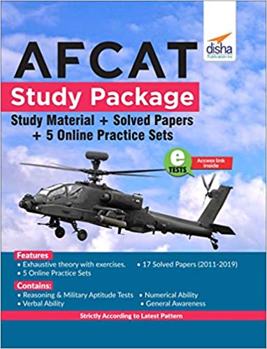 AFCAT Study Package - Study Material + Solved Papers + 5 Online Practice Sets