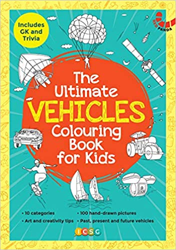 THE ULTIMATE VEHICLES COLOURING BOOK FOR KIDS