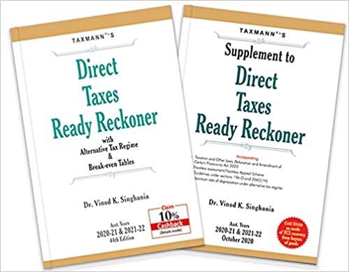 DIRECT TAXES READY RECKONER WITH SUPPLEMENT