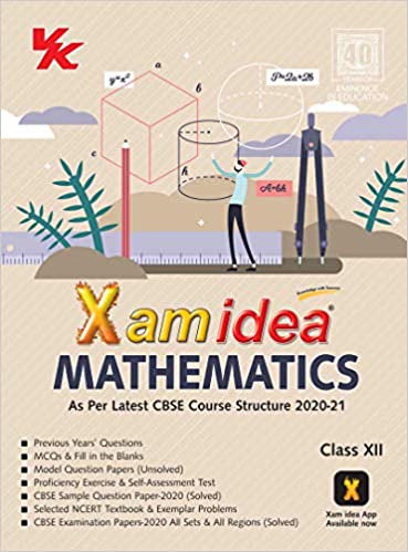 Xam Idea Mathematics -Class 12 - CBSE (2020-21) 