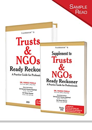 Trusts and NGOs Ready Reckoner with Supplement