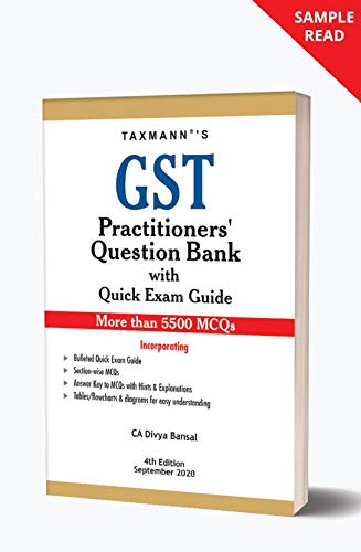 GST Practitioners' Question Bank with Quick Exam Guide