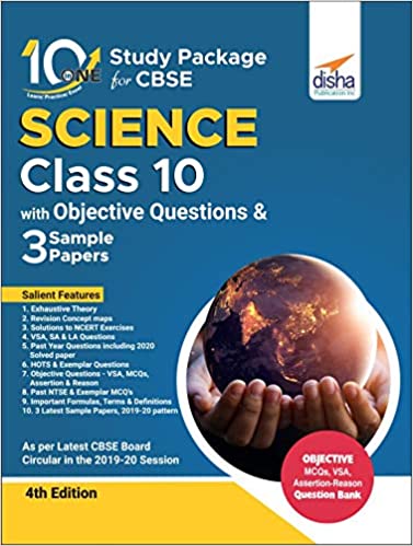 10 in One Study Package for CBSE Science Class 10 with Objective Questions & 3 Sample Papers 4th Edition