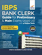 Ibps Bank Clerk Guide for Preliminary & Main Exams 2020-21 with 4 Onli