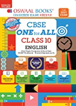Oswaal CBSE One for All, English Lang. & Lit., Class 10 (Reduced Syllabus) (For 2021 Exam)