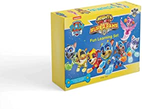 NICKELODEON PAW PATROL - MIGHTY PUPS SUPER PAWS : FUN LEARNING SET (WITH WIPE AND CLEAN MATS, COLORI