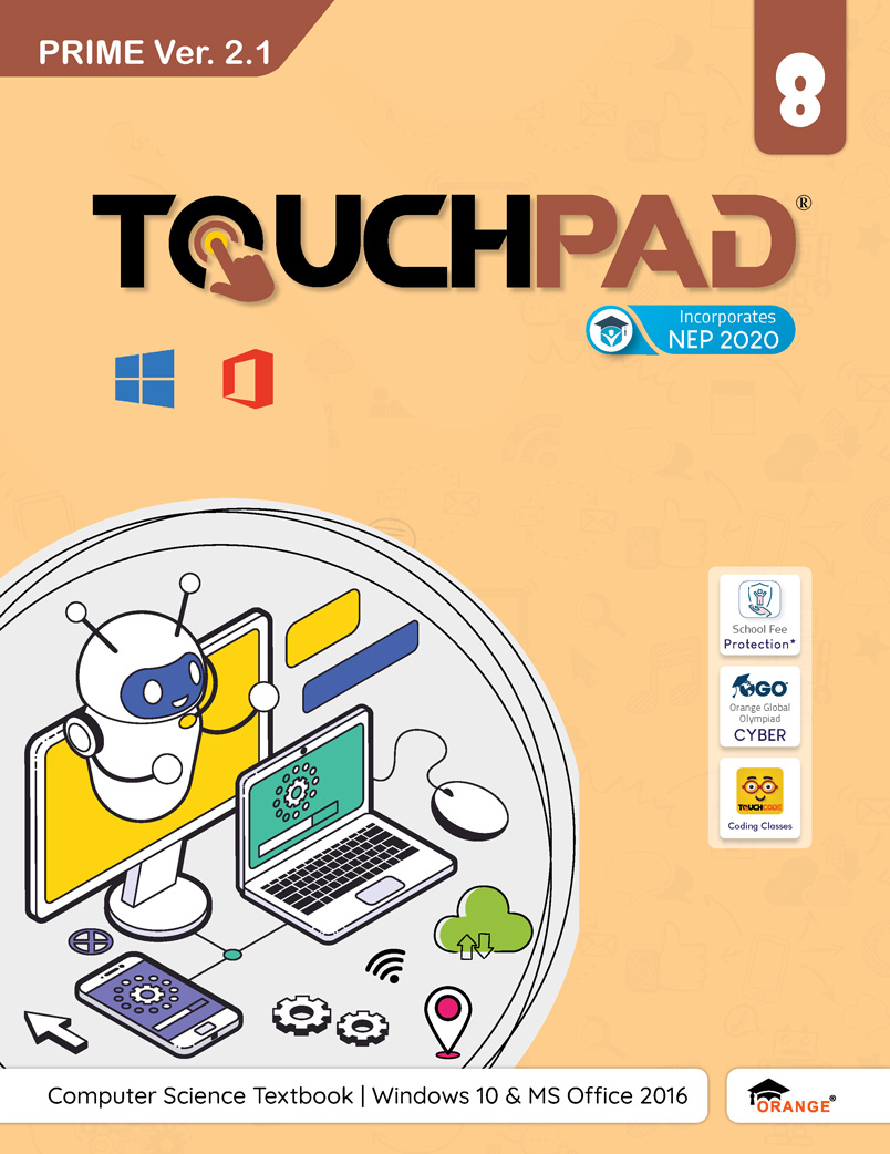 Touchpad Computer Book Prime Ver 2.0 Class 8
