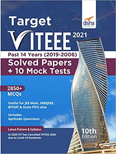 Target VITEEE 2021 - Past 14 Years (2019 - 2006) Solved Papers + 10 Mock Tests 10th Edition