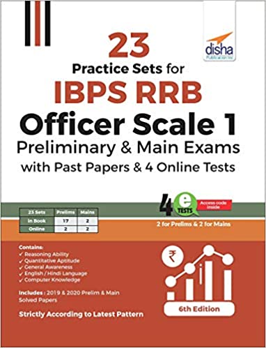 23 Practice Sets for IBPS RRB Officer Scale 1 Preliminary & Main Exams with Past Papers & 4 Online Tests 6th Edition