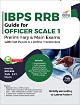 IBPS RRB GUIDE FOR OFFICER SCALE 1 PRELIMINARY & MAIN EXAMS WITH PAST PAPERS & 4 ONLINE PRACTICE SETS 7TH EDITION