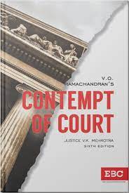 V.G. Ramachandran's Contempt of Court