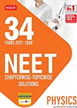 34 Years NEET Previous Year Solved Question Papers with NEET Chapterwise Topicwise Solutions - Physics 2022