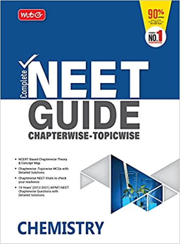 MTG Complete NEET Guide Chemistry, Best NEET Preparation Books-2022 (Latest & Revised Edition) 
