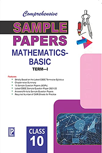 Buy Comprehensive Sample Papers Mathematics X (Term-I