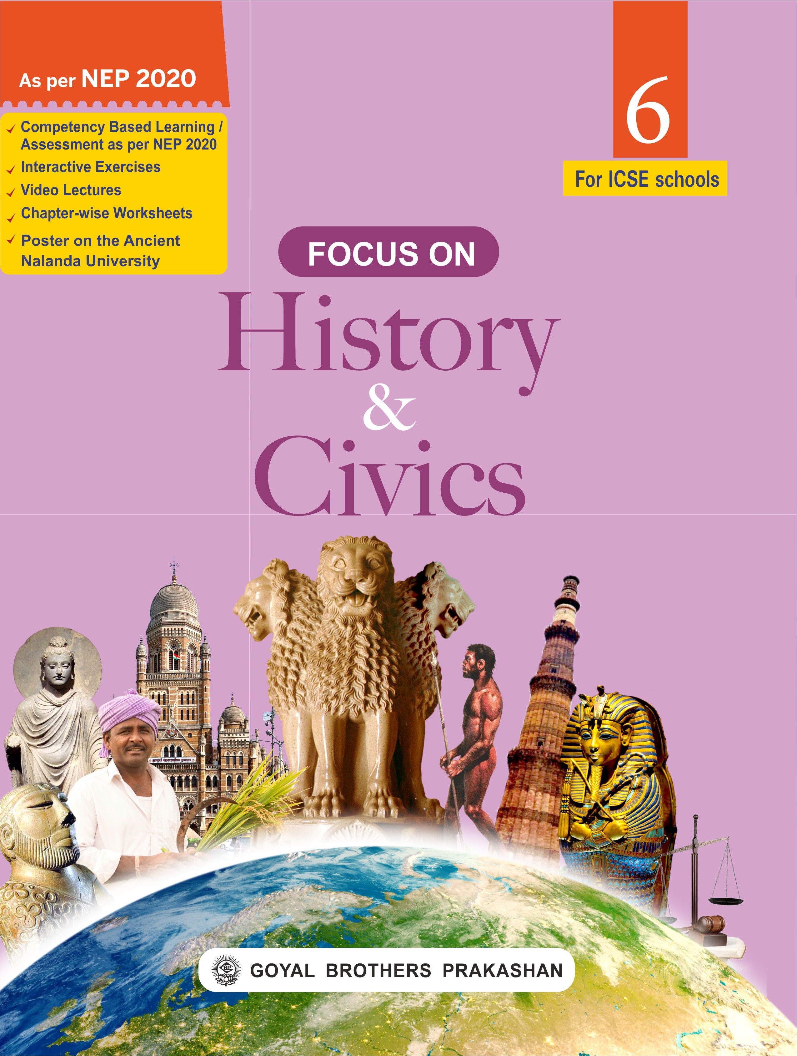 Focus on History & Civics for Class 6