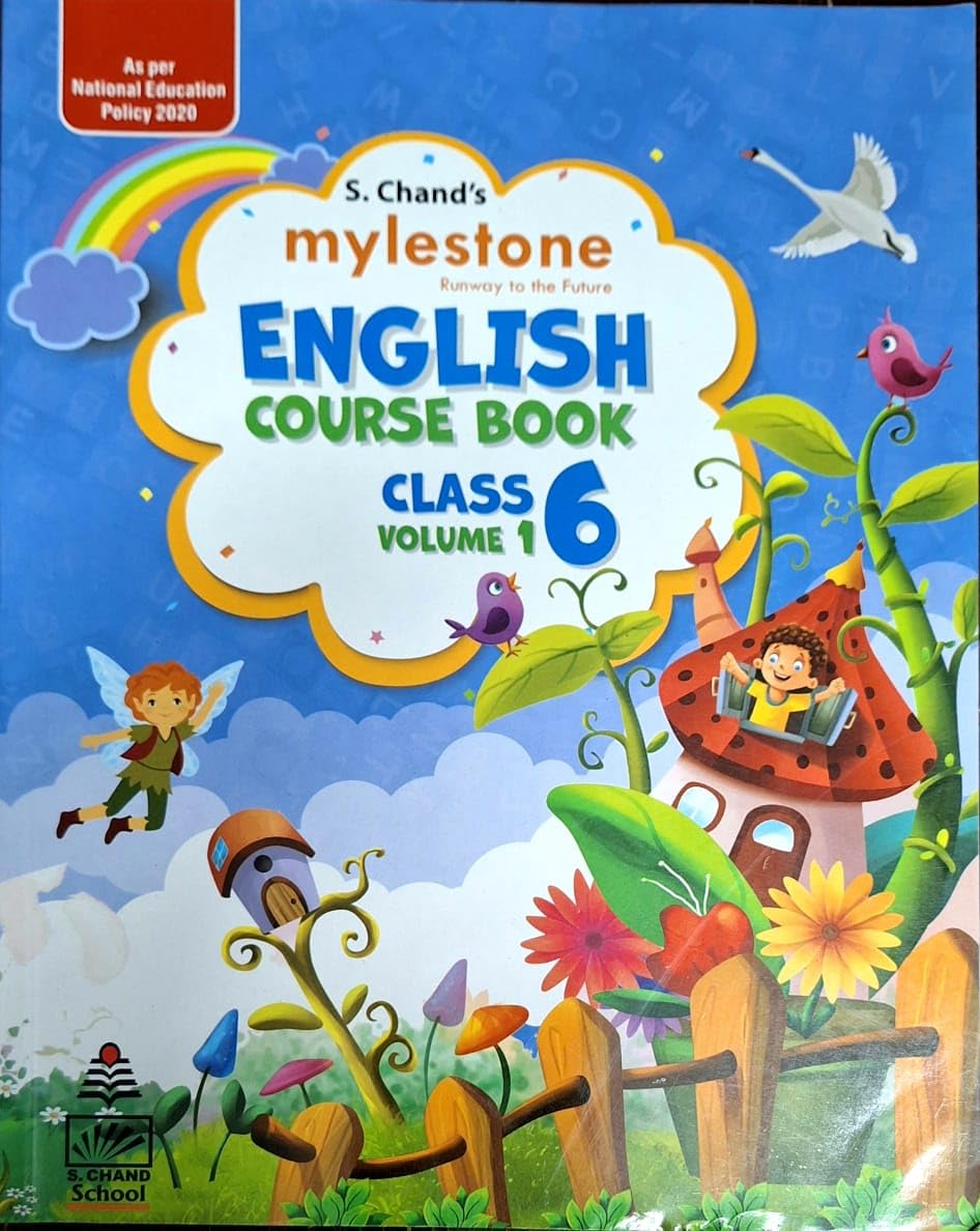 MYLESTONE ENGLISH COURSE BOOK FOR CLASS - 6 (VOLUME - 1)