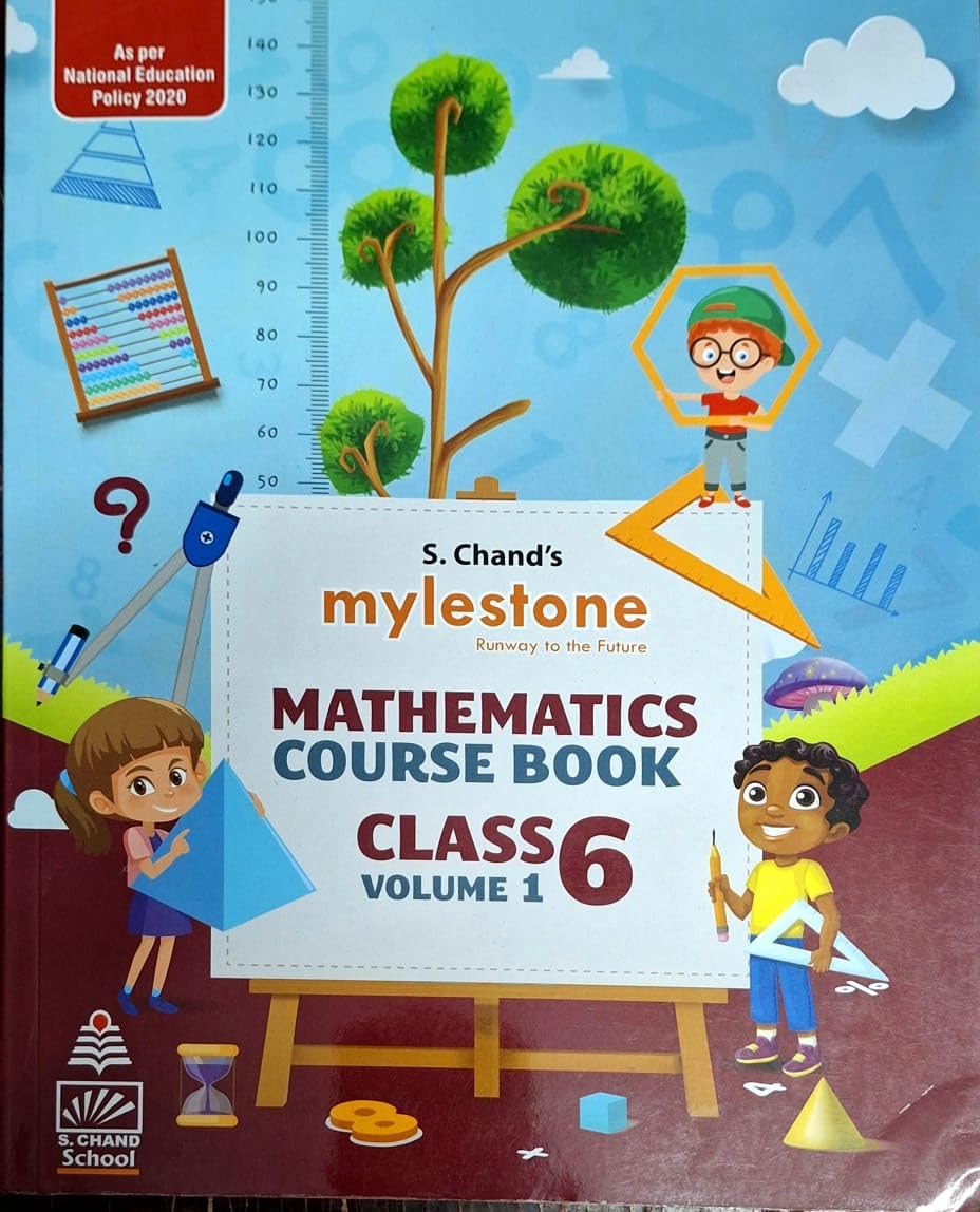 Mylestone Mathematics Coursebook Class 6 ( Set of 1 Volumes )