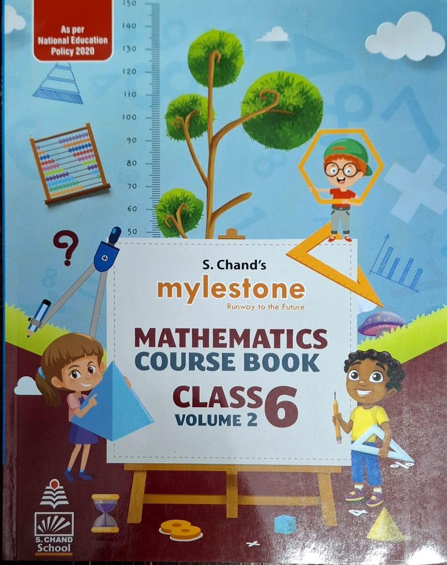 Mylestone Mathematics Coursebook Class 6 ( Set of 2 Volumes )