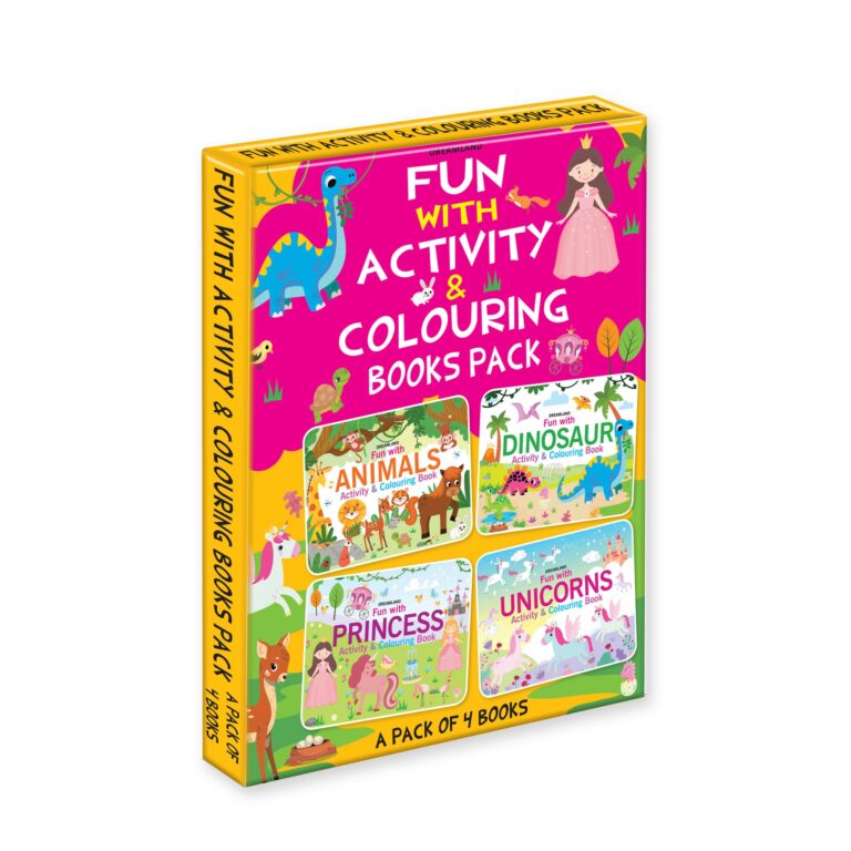 Fun with Activity & Colouring – 4 Books Pack