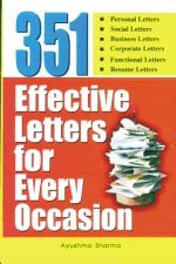351 EFFECTIVE LETTERS FOR EVERY OCCASION