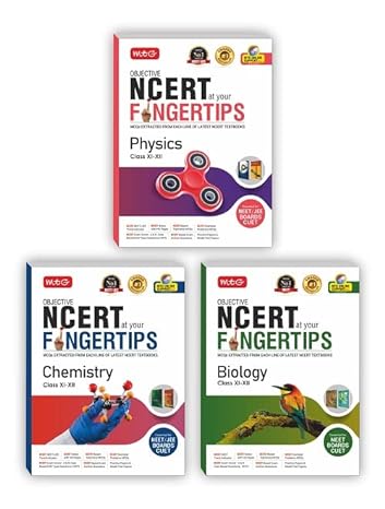 MTG Objective NCERT at your FINGERTIPS For NEET - Physics, Chemistry, Biology (Set of 3 Books) 