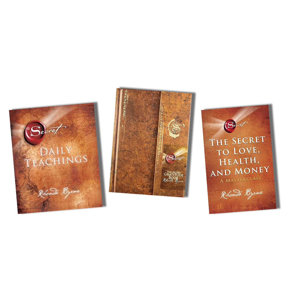 The Secret Daily Teachings + Secret Gratitude Book + Secret to Love, Health & Money (Combo of 3 Books)